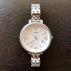 Fossil Monroe Three-Hand Stainless Steel Watch